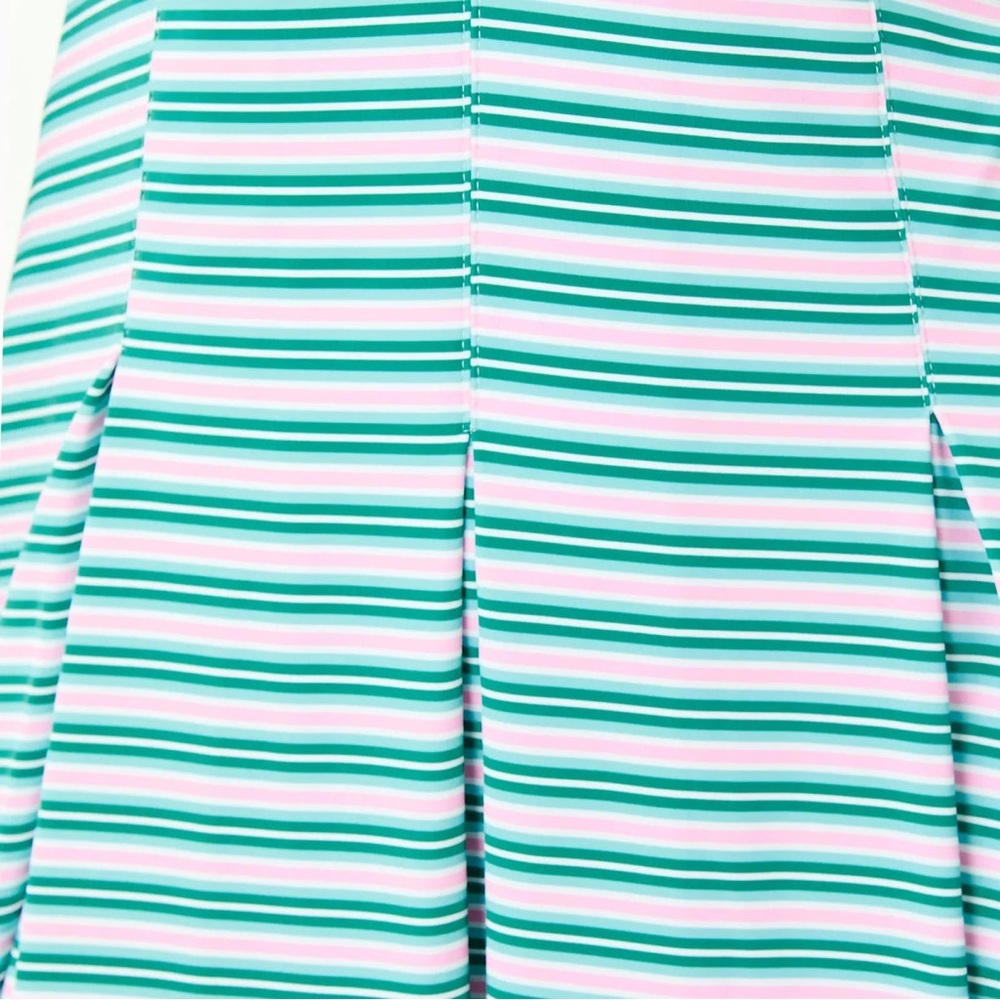 NWT ADDISON BAY RACQUET DRESS IN WATERMELON STRIPE Sz S - Picture 3 of 9